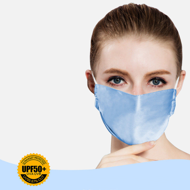 Silk sunscreen mask