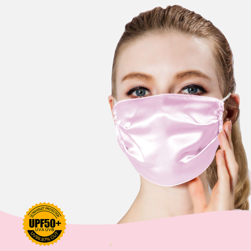 Silk sunscreen mask
