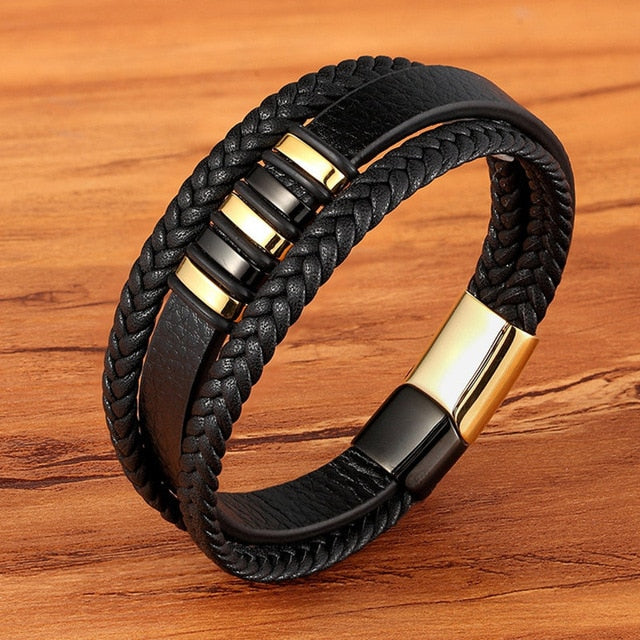 Stainless Steel Magnetic Men Bracelet