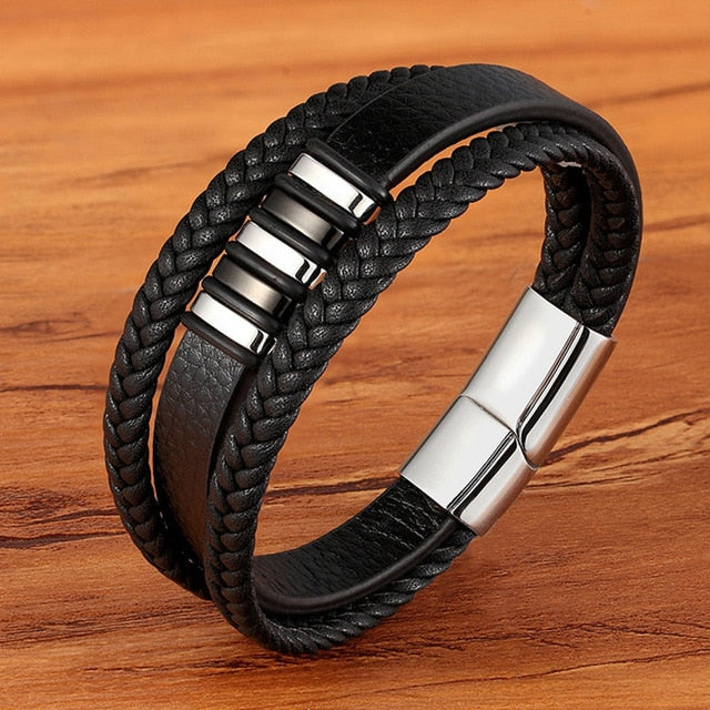 Stainless Steel Magnetic Men Bracelet
