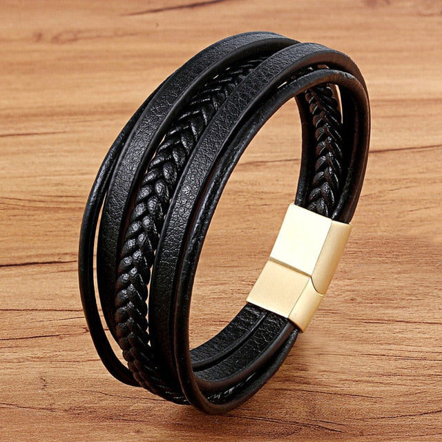 Stainless Steel Magnetic Men Bracelet