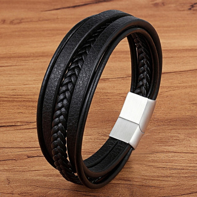 Stainless Steel Magnetic Men Bracelet