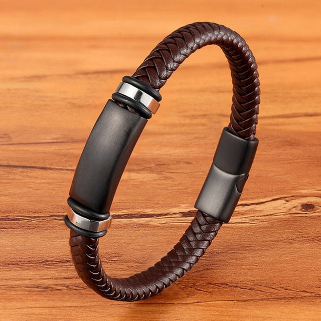 Stainless Steel Magnetic Men Bracelet