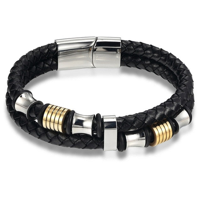 Stainless Steel Magnetic Men Bracelet
