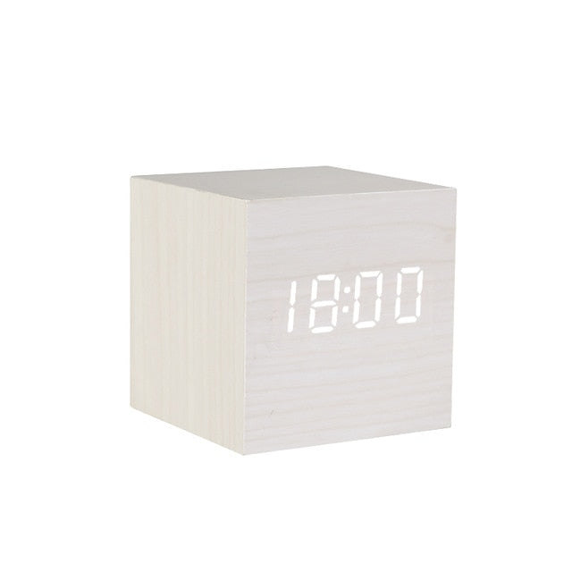 LED Wooden Table Watch