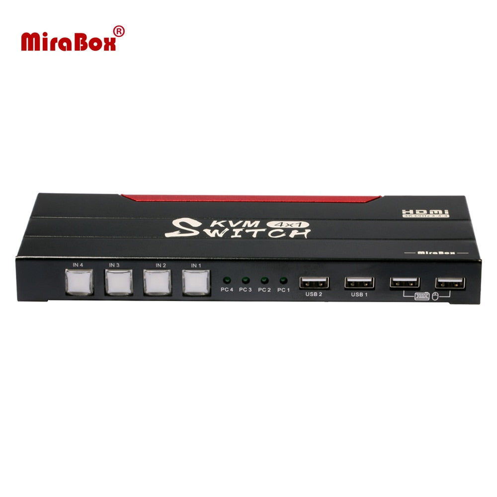 Mirabox 4K@60Hz Work from Home KVM Switcher