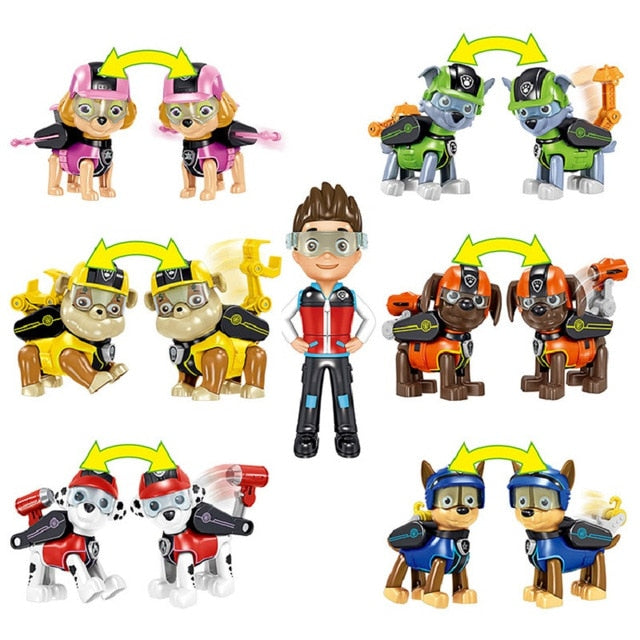 Paw Patrol Action Figures Toys for Children Gifts